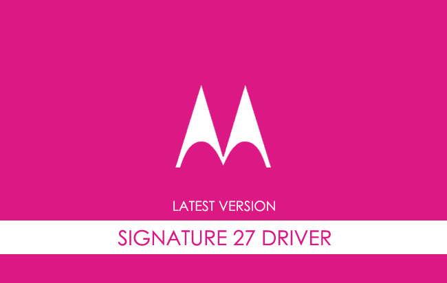 Motorola Signature 27 USB Driver